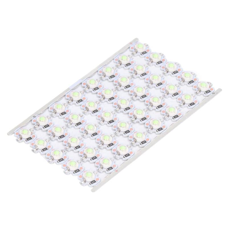 ViaGasaFamido DIY LAM LAMP -Chips Perlen mit Aluminiumplaque, Hochlichtquelle Gabinet Light Quelle 1W 12 V, Geeignet für Verkehr und Innenbeleuchtung (grünes Licht) von ViaGasaFamido