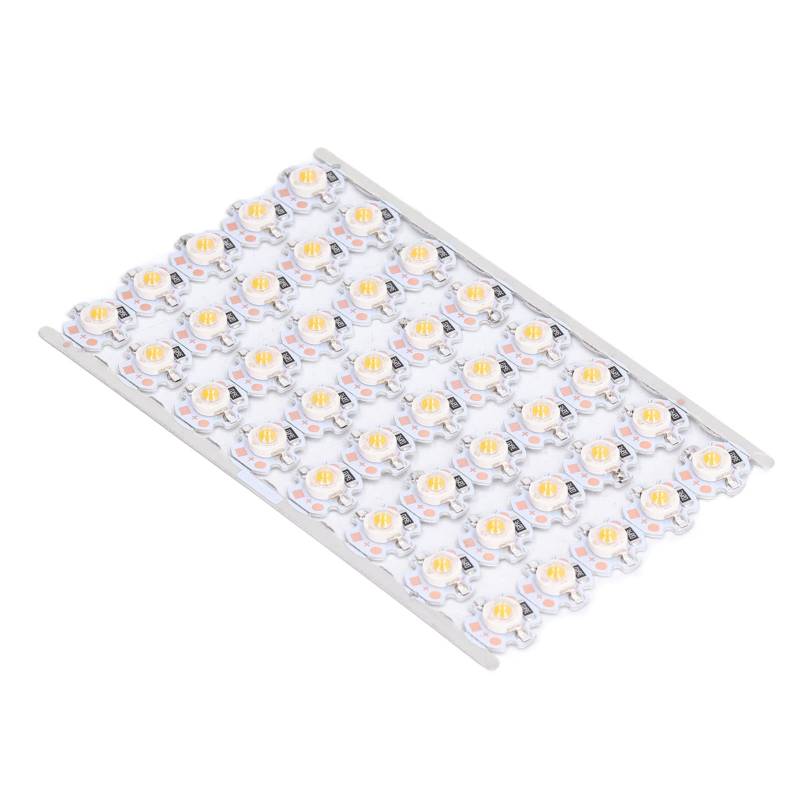 ViaGasaFamido DIY LAM LAMP -Chips Perlen mit Aluminiumplaque, Hochlichtquelle Gabinet Light Quelle 1W 12 V, Geeignet für Verkehr und Innenbeleuchtung (rosa Licht) von ViaGasaFamido