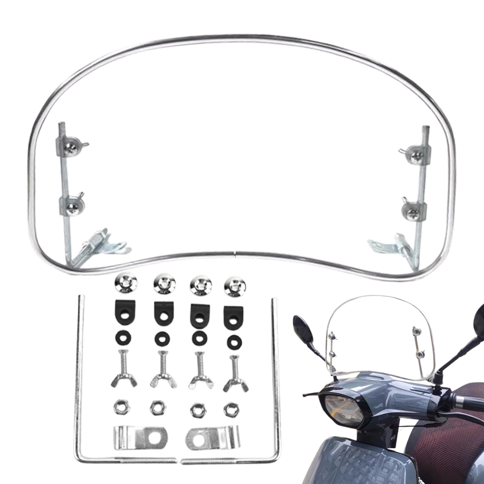 Motorfiets Merroir - Motorfiets Voorruit, Vervangend Voorruitrooster | Anti-kras Motorfiets Windscherm, Universele Transparante Motorfiets Windscherm, Spoiler voor de meeste Motorfietsen Motorfiets Merroir - Motorfiets Voorruit, Vervangend Voorruitrooster | Anti-kras Motorfiets Windscherm, Universele Transparante Motorfiets Windscherm, Spoiler voor de meeste Motorfietsen von Vibhgtf