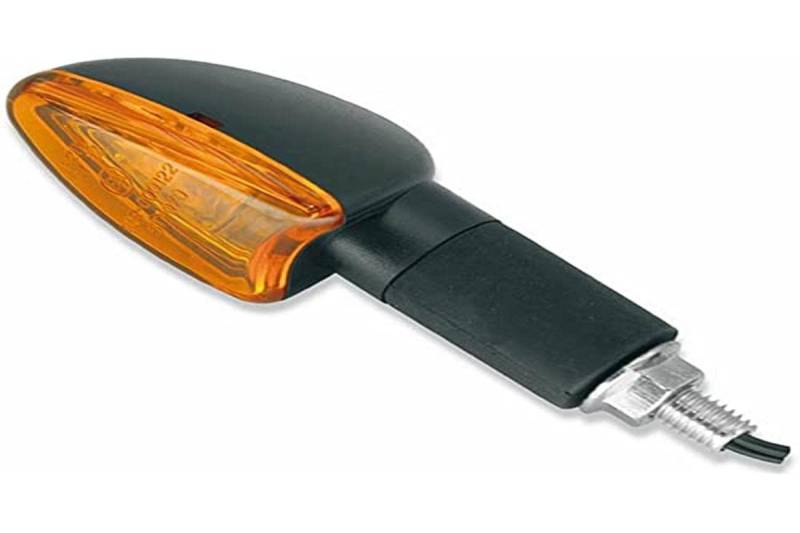 Blinker Set M8 schwarz Edge orange, kurz von Boppon