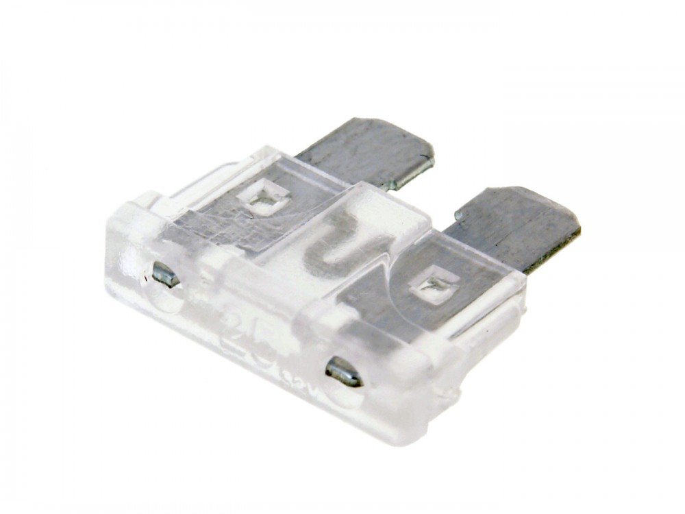 Vicma 8430525147072 Sicherung Flachstecksicherung, 19,2mm, 25A, Klar von Vicma