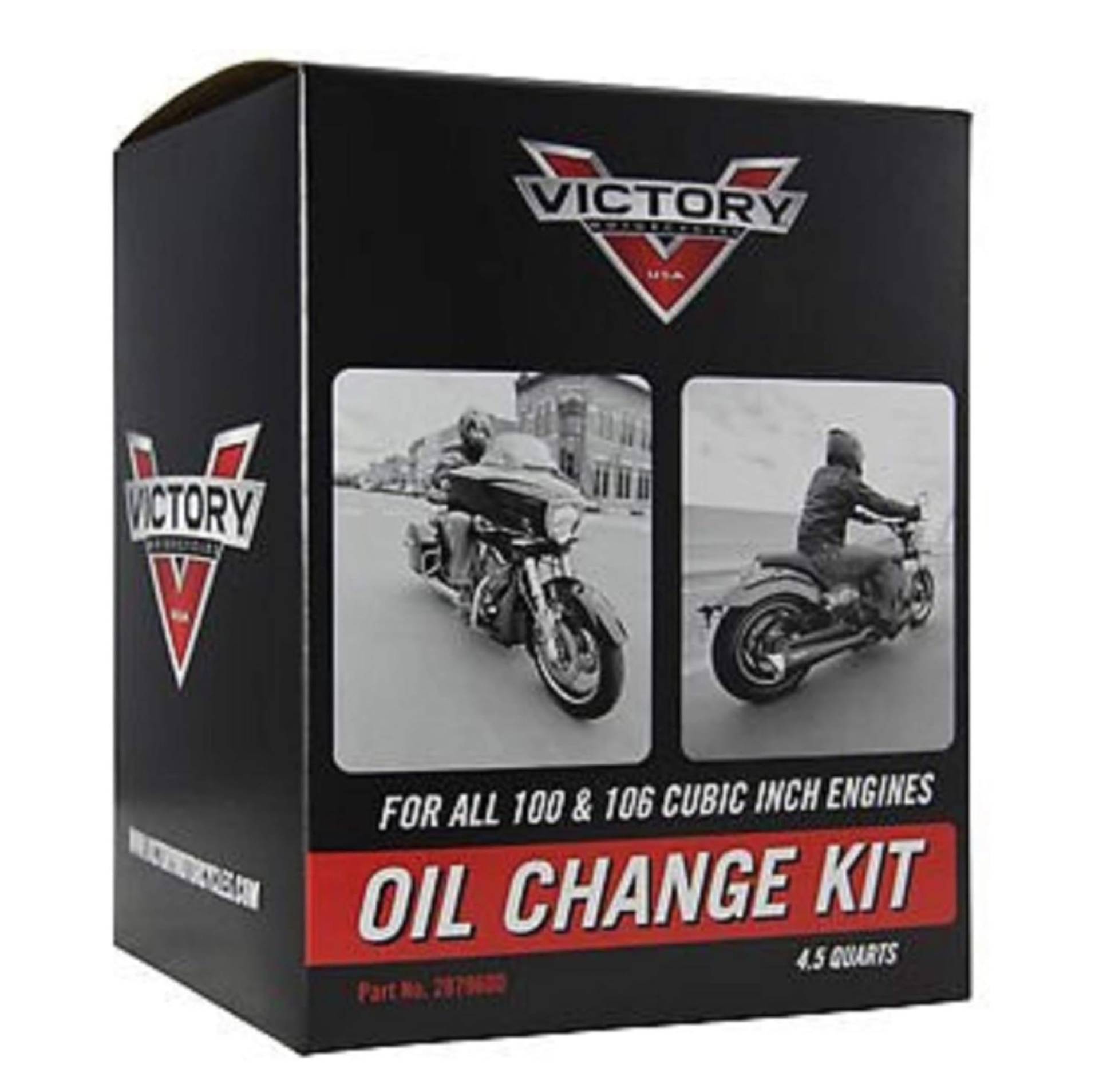 Victory Motorradöl 4 Quart - Original Polaris Gepäckölwechsel-Set, SKU:2879600, Lieferumfang: 1 Stück, Bitte überprüfen Sie Ihre eigene Passform von Victory Motorcycles