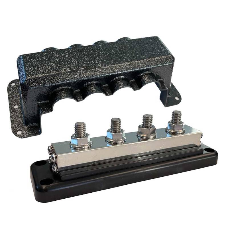 Victron Energy DC Verdeelrail 600A 4X M10 met ABS kap von Victron Energy