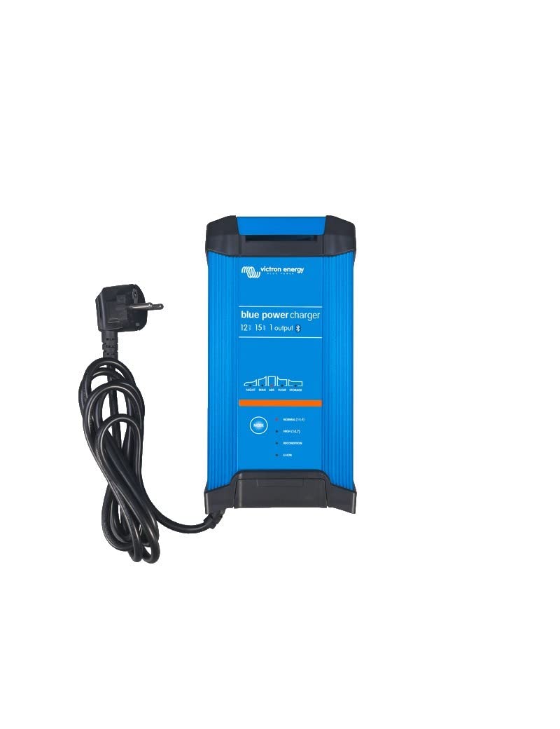 Victron Energy Blue Smart IP22 12-Volt 15 Ampere 230V, Einzelausgang Batterieladegerät CEE7/7, Bluetooth von Victron Energy
