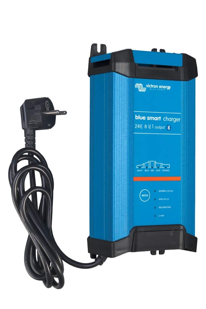 Victron Energy Blue Smart IP22 24-Volt 8 Ampere 230V, Einzelausgang Batterieladegerät CEE7/7, Bluetooth von Victron Energy