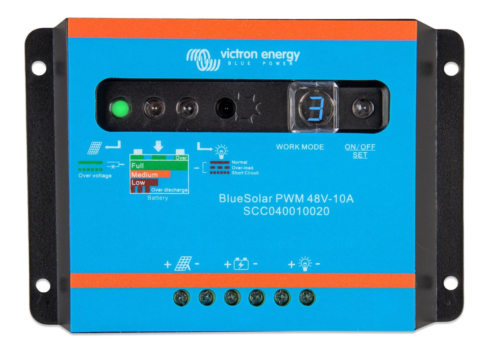 Victron Energy BlueSolar PWM-light 48-Volt 10 Amp Solar Laderegler Victron Energy BlueSolar PWM-light 48-Volt 10 Amp Solar Laderegler von Victron Energy