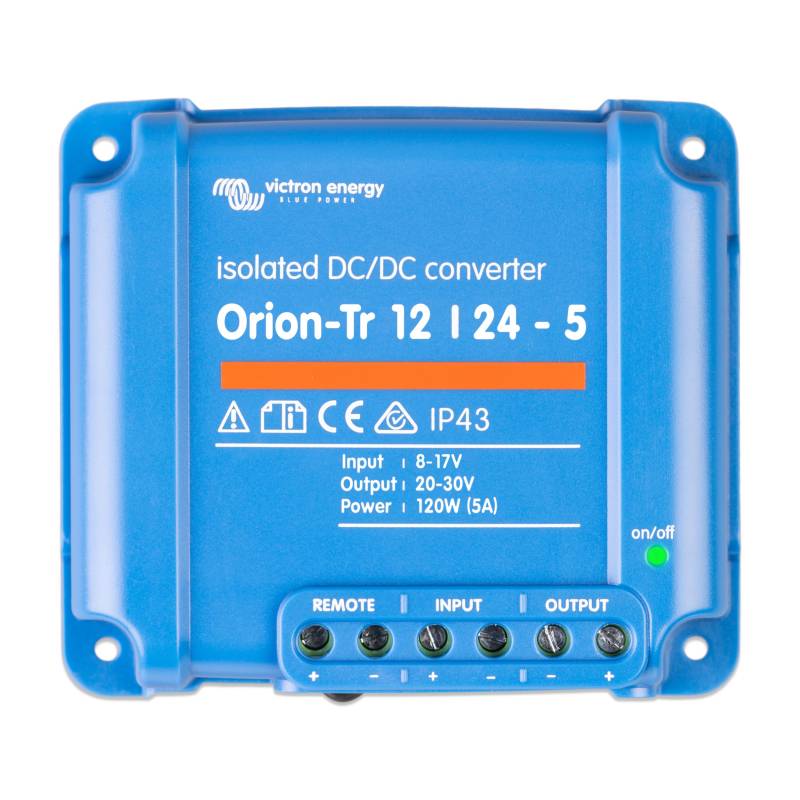 Victron Energy Orion-Tr IP43 12/24-Volt 5 Amp 120-Watt DC-DC Konverter, Isoliert von Victron Energy