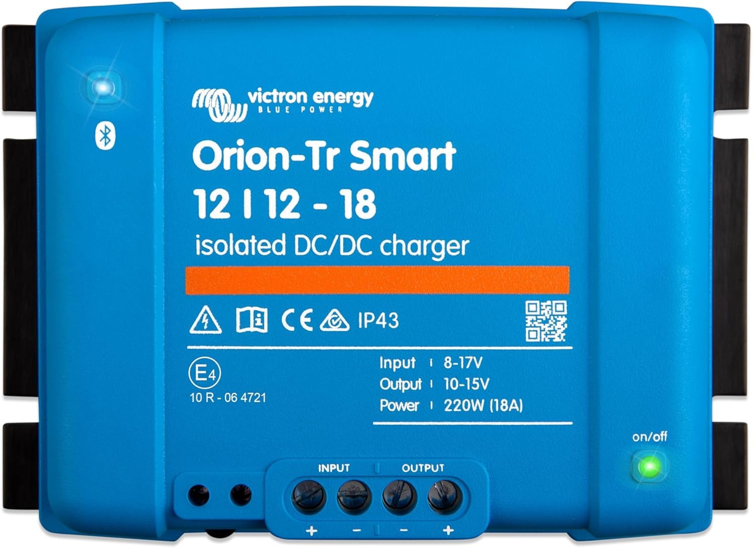 Victron Energy Orion-Tr Smart DC-DC Ladebooster (Bluetooth) - 12/12V, 18 Amp, 220-Watt - Batterie Ladegerät für Doppelbatteriesysteme - Isoliert von Victron Energy