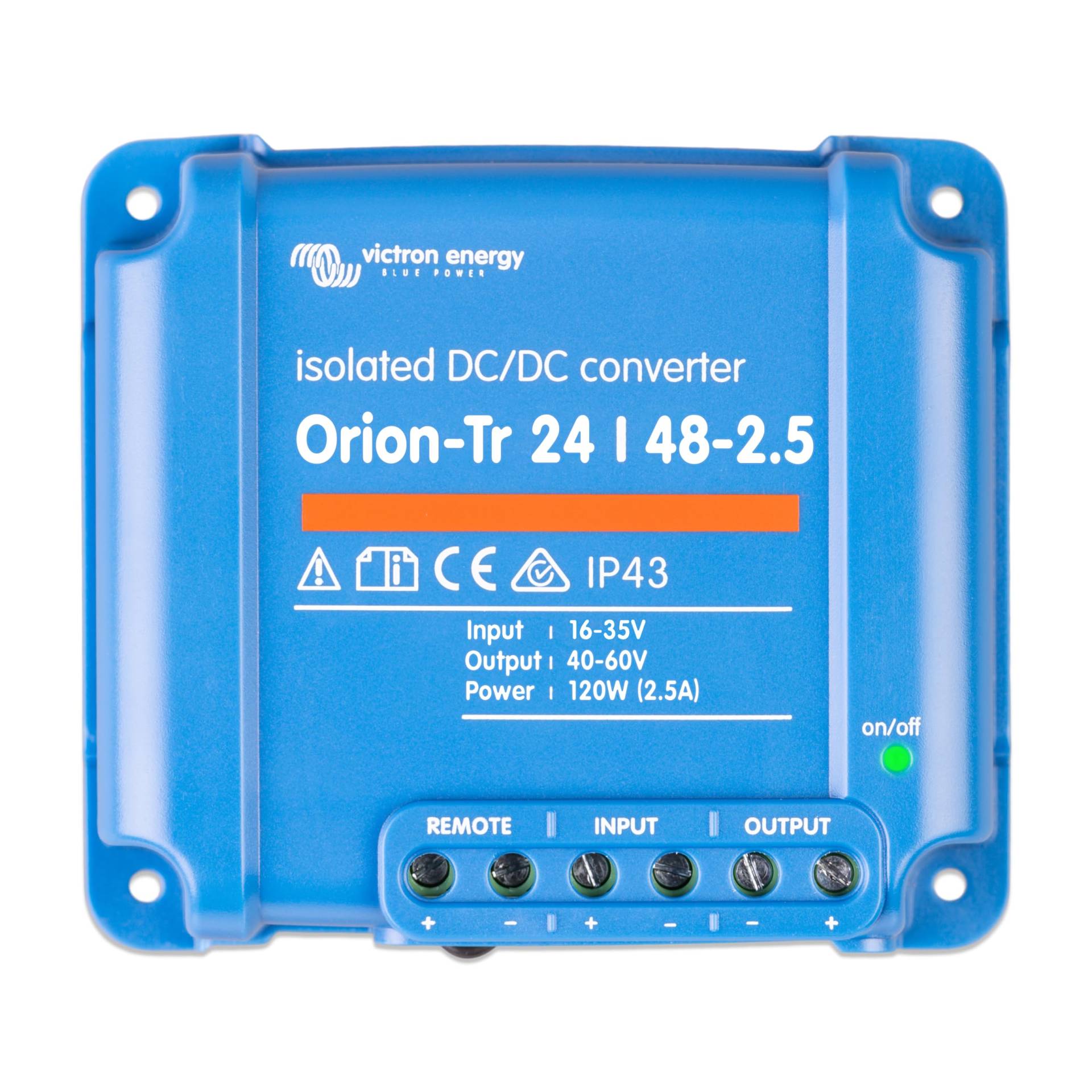 Victron Energy Orion-Tr IP43 24/48-Volt 2.5 Amp 120-Watt DC-DC Konverter, Isoliert von Victron Energy