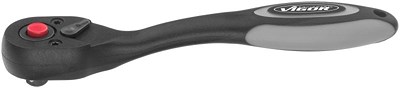 Vigor Feinzahn-Umschaltknarre - Vierkant 6,3 mm (1/4 Zoll) - 150 mm [Hersteller-Nr. V6014] von Vigor