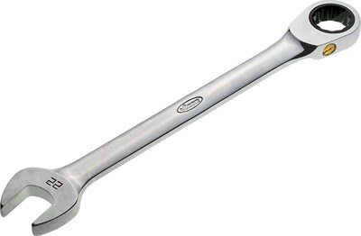 Vigor Ratschen-Ring-Maulschlüssel - lang - Sechskant, Zwölfkant - 22mm [Hersteller-Nr. V4962] von Vigor