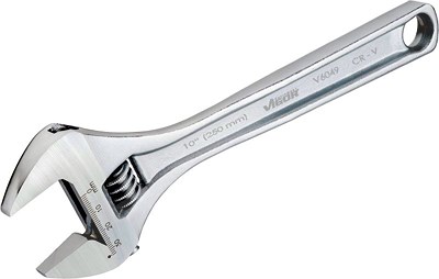 Vigor Rollgabelschlüssel - verstellbar - 0 - 33 mm - 250 mm [Hersteller-Nr. V6049] von Vigor