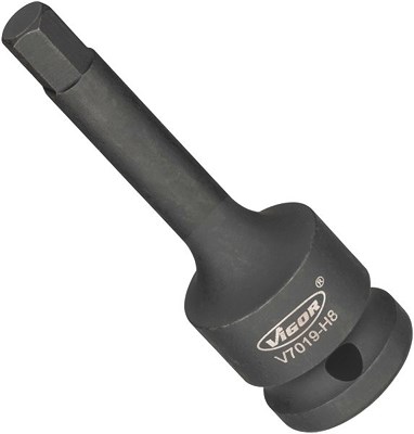 Vigor Schlagschrauber Schraubendreher-Einsatz - 1/2 -Sechskant - 8mm [Hersteller-Nr. V7019-H8] von Vigor