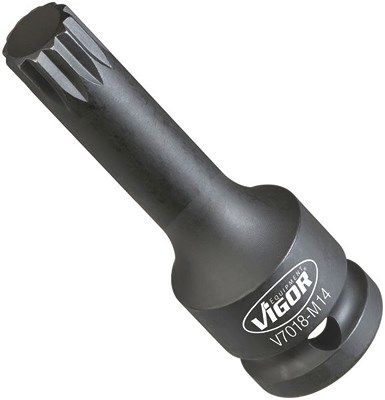 Vigor Schlagschrauber Schraubendreher-Einsatz 1/2 - Vielzahn XZN - M14 [Hersteller-Nr. V7018-M14] von Vigor