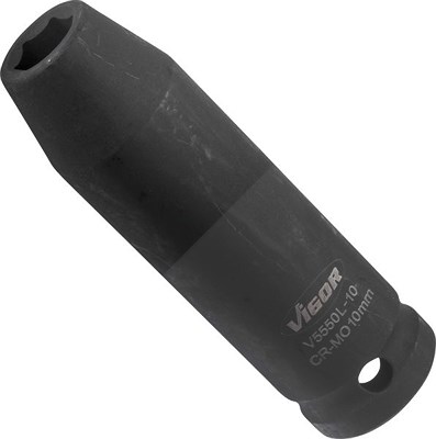 Vigor Schlagschrauber Steckschlüsseleinsatz - 1/2 - Sechskant - 10mm [Hersteller-Nr. V5550L-10] von Vigor