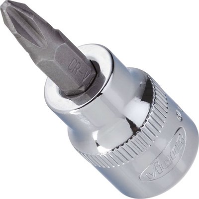 Vigor Schraubendreher-Einsatz - 3/8 - Kreuzschlitz Profil PH - PH3 [Hersteller-Nr. V2292N] von Vigor