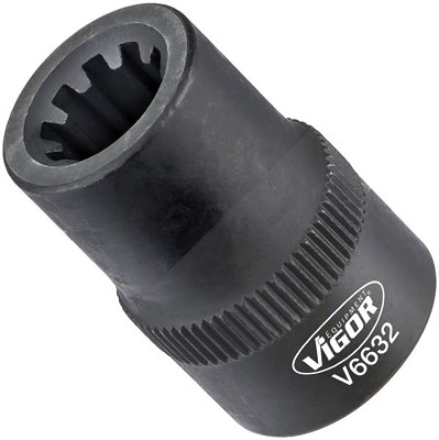 Vigor Steckschlüsseleinsatz - Vierkant 3/8 - Rillenprofil - 9 mm [Hersteller-Nr. V6632] von Vigor