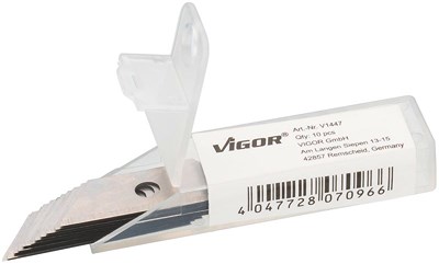 Vigor Trapez-Ersatzklingen - 10-tlg. [Hersteller-Nr. V1447] von Vigor