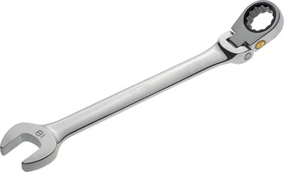 Vigor Gelenk Ratschen-Ring-Maulschlüssel - Sechskant, Zwölfkant - 18mm [Hersteller-Nr. V2814] von Vigor