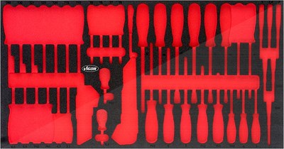 Vigor 2-Komponenten Weichschaum-Einlage - leer - für V5170 [Hersteller-Nr. V5170-L] von Vigor