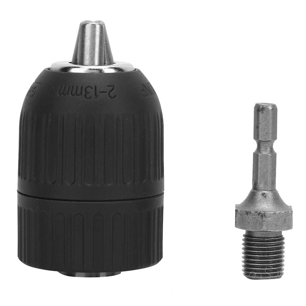 Elektrisches Bohrfutter, 1/2-20UNF Schnellspann Bohrfutter Adapter, 2,0-13 MM Schnellspannbohrfutter Adapter + 1/4 Sechskantverbindungsstange Elektrisches Bohrfutter, 1/2-20UNF Schnellspann Bohrfutter Adapter, 2,0-13 MM Schnellspannbohrfutter Adapter + 1/4 Sechskantverbindungsstange von Vikye