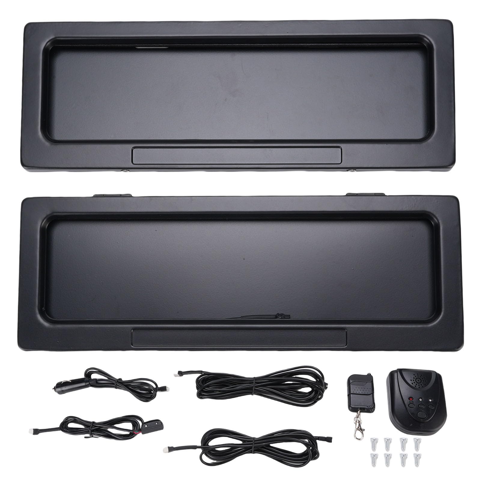 Nummernschildrahmen, 2 Pack Black Car Lizenzhalterungsrahmen, Universelle Au -Standard -Auto -Schwarz -Platten -Halterungen mit Fernbedienung Nummernschildrahmen, 2 Pack Black Car Lizenzhalterungsrahmen, Universelle Au -Standard -Auto -Schwarz -Platten -Halterungen mit Fernbedienung von Vikye