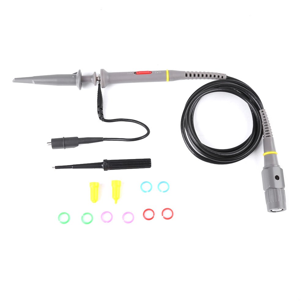 Oszilloskop-Tastkopf, PP-80 Clip-Tastkopf-Kit mit Zubehör für 60-MHz-Oszilloskopsystem Bandbreite DC-4-MHz DC-60-MHz-Einstellwerkzeug Farbkreis Oszilloskop-Tastkopf, PP-80 Clip-Tastkopf-Kit mit Zubehör für 60-MHz-Oszilloskopsystem Bandbreite DC-4-MHz DC-60-MHz-Einstellwerkzeug Farbkreis von Vikye