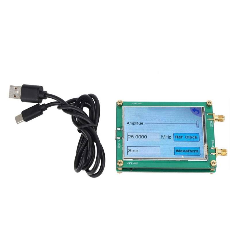 Signalgenerator, AD9833 TFT-Voll-Touchscreen-DDS-Generator für Sinus/Dreieck/Rechteck von Vikye