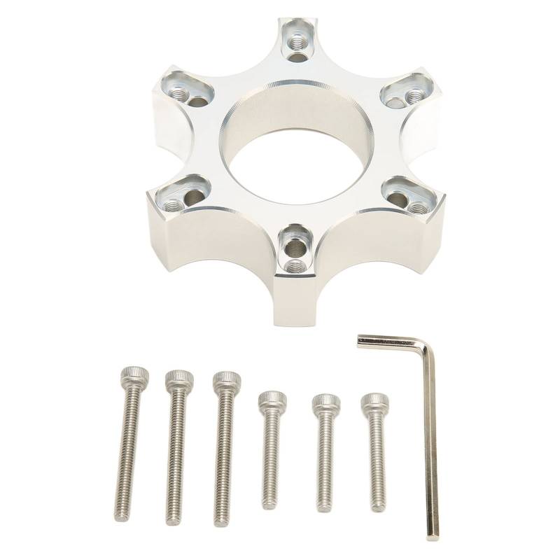 Vikye Lenkrad-Adapterplatte, 70 Mm Aluminium-Rennwagen-Gaming-Lenkrad, Professioneller Adapter für Thrustmaster T300RS für 599 P310 R383 von Vikye
