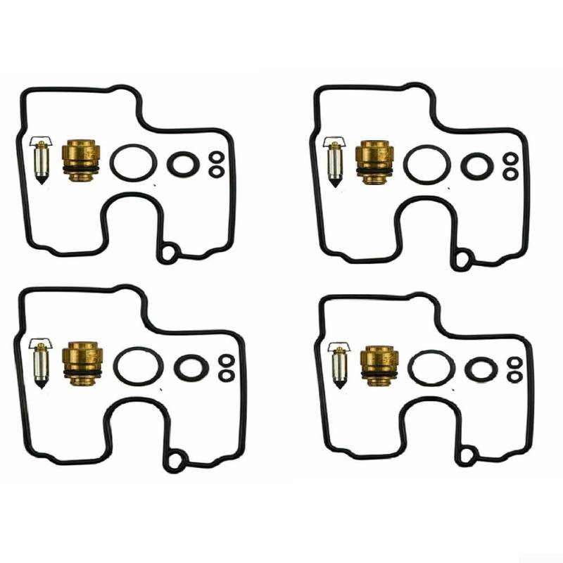 Vergaser-Umbau-Kit, 4 Set Vergaser-Umbau-Vergaserreparatur-Sets für Suzuki GSX-R600 97-00 und GSX-R750 96-97 SRAD für VL1500 LC Intruder 1998-2004 von Vilgftyiet