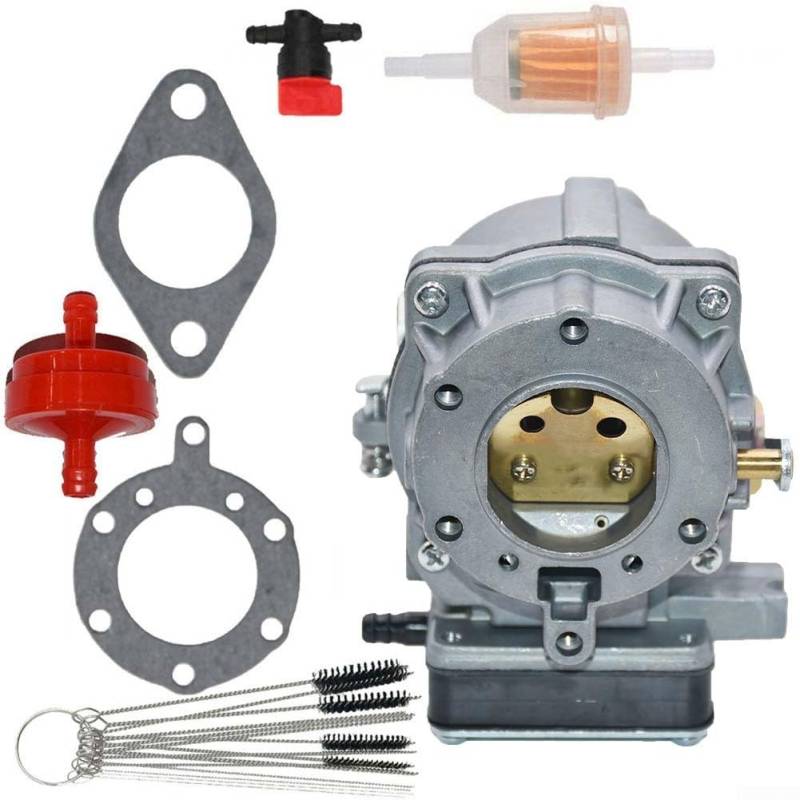 Vilgftyiet Vergaser-Kit für 19,5 für HP Motormodelle 42E707 42E777 42A707 42A777 42B707 mit Dichtungen Ölfilter Ventil Reinigungsbürste Metallkonstruktion Effizientes Kraftstoffmanagement von Vilgftyiet