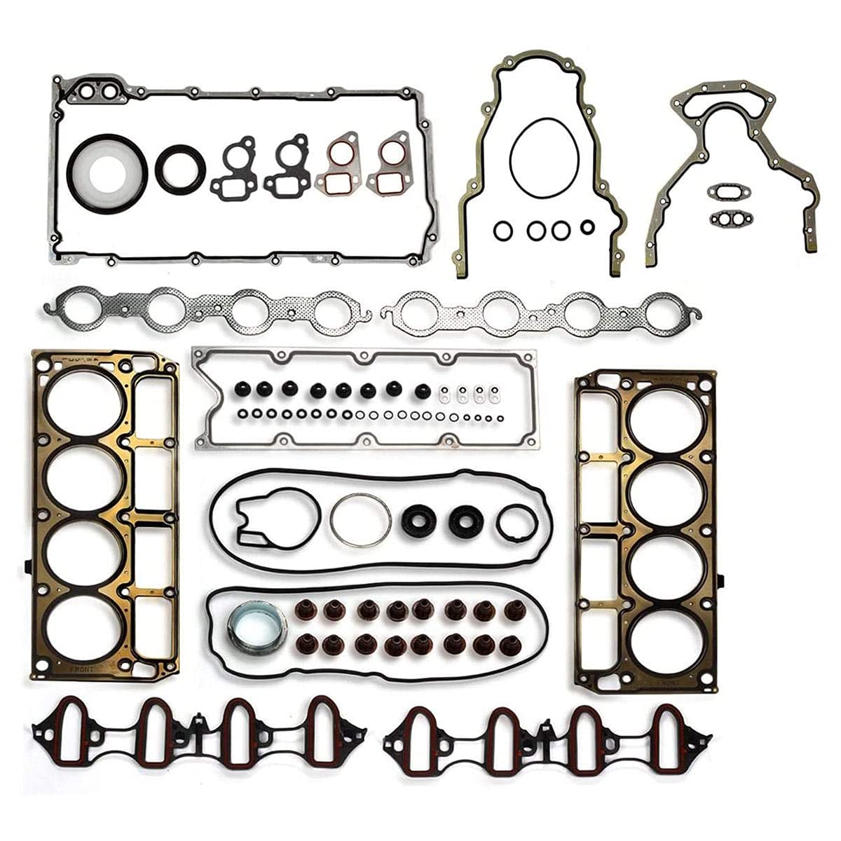 Vincos MLS Vollzylinder Motor Dichtungssatz HS26191PT-1 CS9284 kompatibel mit Avalanche/Suburban/Express/Savana 1500 5.3L Silverado/Sierra 1500 Tahoe Yukon 4.8L 5.3L V8 2004 2005 2006 Vincos MLS Vollzylinder Motor Dichtungssatz HS26191PT-1 CS9284 kompatibel mit Avalanche/Suburban/Express/Savana 1500 5.3L Silverado/Sierra 1500 Tahoe Yukon 4.8L 5.3L V8 2004 2005 2006 von Vincos