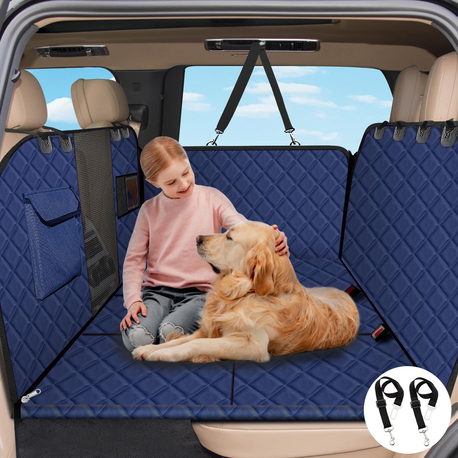 Vinstatin Hundedecke Auto Rückbank,Hundedecke Auto mit Stabiler Hartholzbrett,Auto Hundedecke Rücksitz Wasserdicht,Sturzprävention,Hund Auto Rückbank mit Sicherheitsgurte für Alle PKWs Auto SUV Vinstatin Hundedecke Auto Rückbank,Hundedecke Auto mit Stabiler Hartholzbrett,Auto Hundedecke Rücksitz Wasserdicht,Sturzprävention,Hund Auto Rückbank mit Sicherheitsgurte für Alle PKWs Auto SUV von Vinstatin