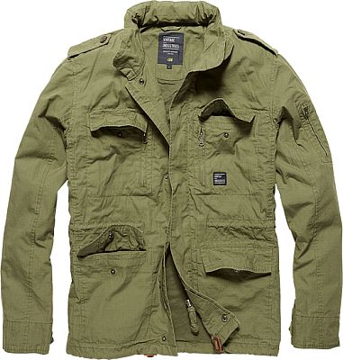 Vintage Industries Cranford, Textiljacke - Hell Oliv - XL von Vintage Industries