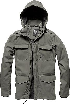 Vintage Industries Darren Parka, Textiljacke wasserdicht - Grau - XXL Vintage Industries Darren Parka, Textiljacke wasserdicht - Grau - XXL von Vintage Industries