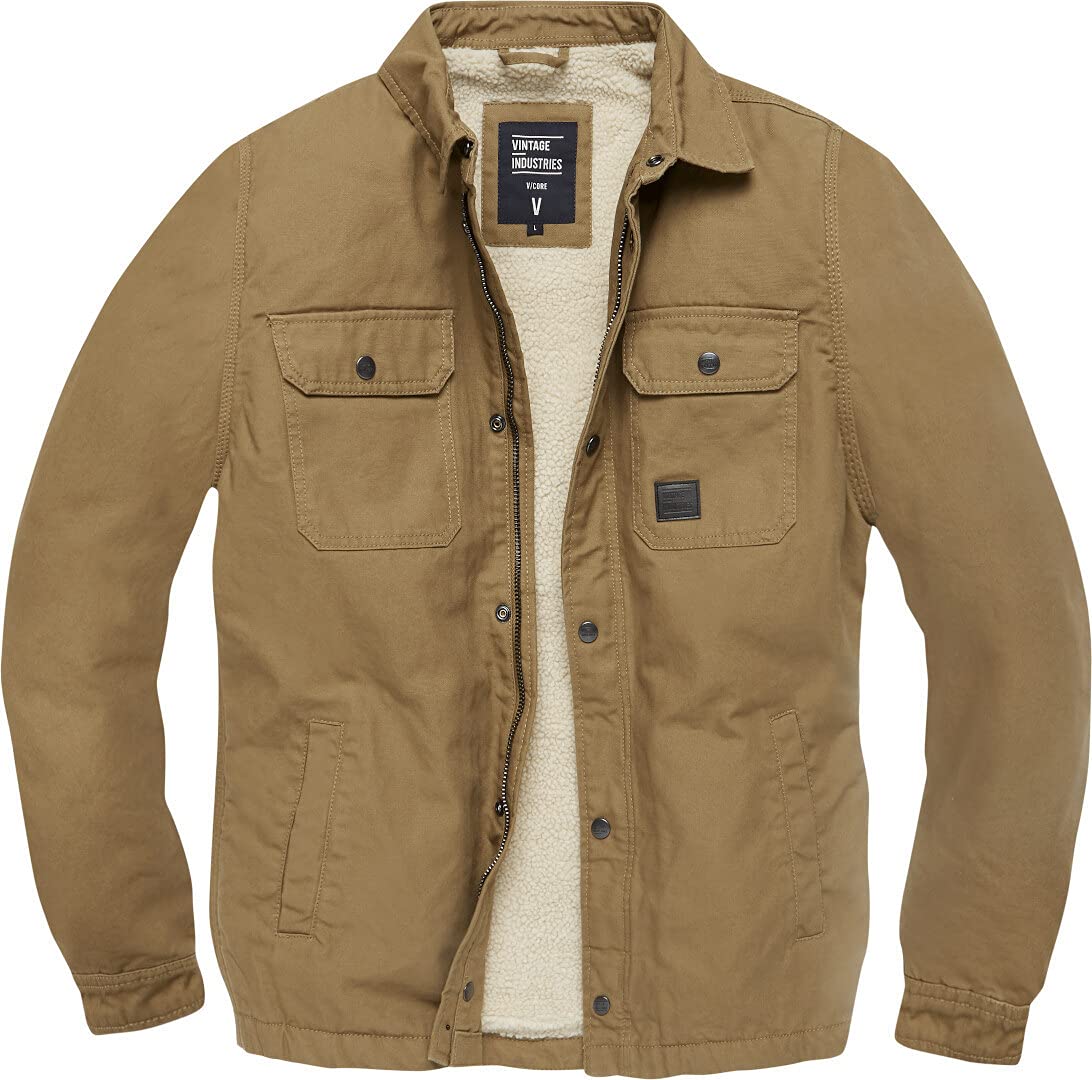 Vintage Industries Dean Sherpa Jacke, braun, 3XL Vintage Industries Dean Sherpa Jacke, braun, 3XL von Vintage Industries