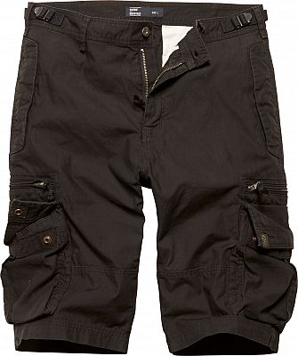 Vintage Industries Gandor, Cargo-Shorts - Schwarz - S von Vintage Industries