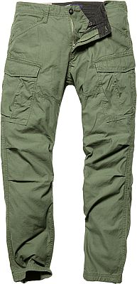 Vintage Industries Lester, Cargohose - Oliv - W34 von Vintage Industries