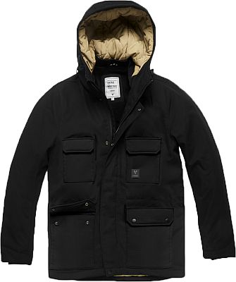 Vintage Industries Miles, Textiljacke wasserdicht - Schwarz - M Vintage Industries Miles, Textiljacke wasserdicht - Schwarz - M von Vintage Industries