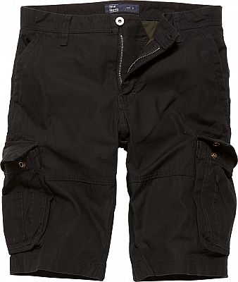 Vintage Industries Rowing, Cargo-Shorts - Schwarz - L von Vintage Industries