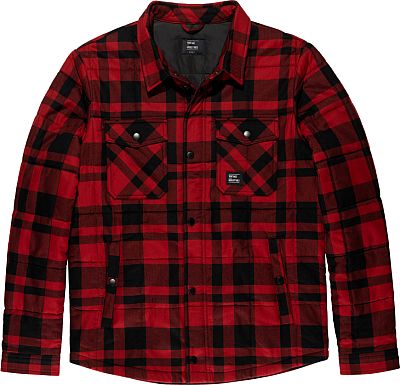 Vintage Industries Square+, Hemd/Textiljacke - Rot/Schwarz - S von Vintage Industries