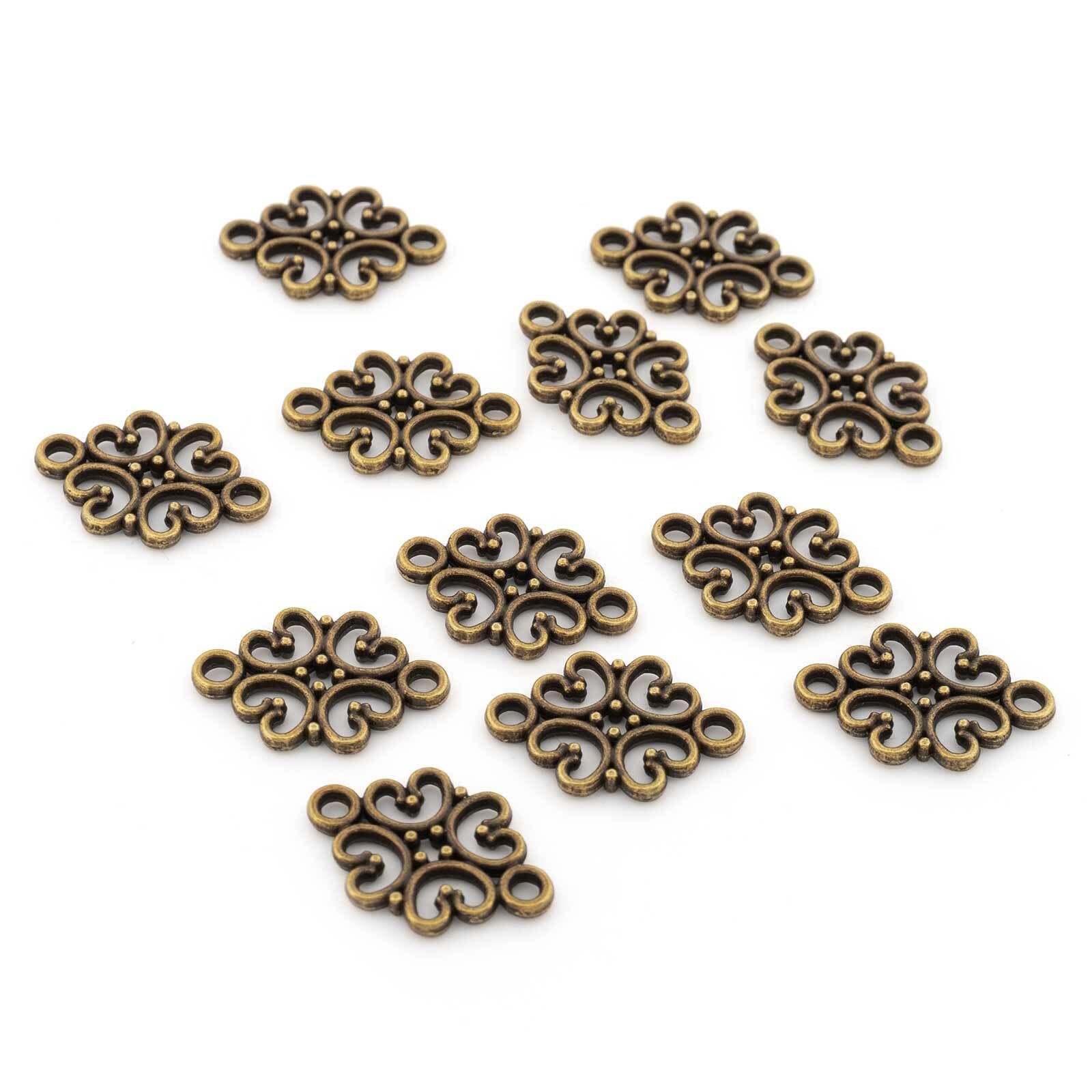 12 Verbinder in Vintage bronze von Vintageparts, DIY-Schmuck 12 Verbinder in Vintage bronze von Vintageparts, DIY-Schmuck von Vintageparts FACHHANDEL FÜR SCHMUCKZUBEHÖR