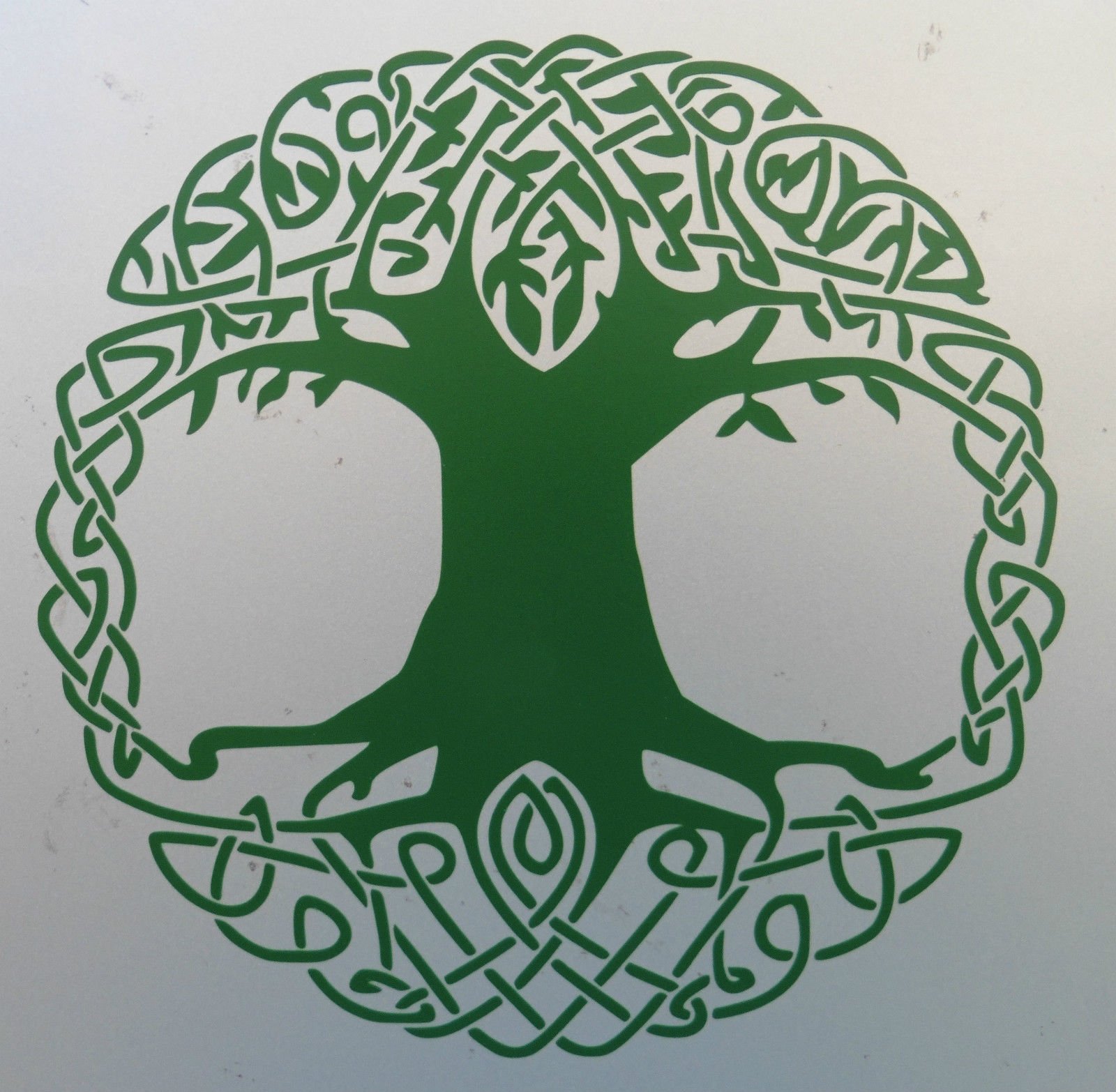 Yggdrasil Baum des Lebens Keltisch Wikinger Vinyl Aufkleber (15cm x 15cm) von Vinyl Stickers