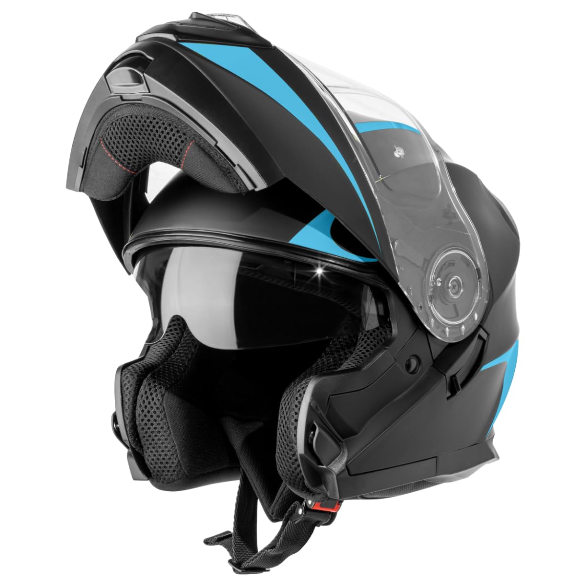 VINZ Busan Klapphelm mit Sonnenblende | ECE 22.06 & PINLOCK vorbereitet | Motorrad Helm Integralhelm | Motorradhelm Klappbar | In Gr. XS-XXL | Erhältlich Blau VINZ Busan Klapphelm mit Sonnenblende | ECE 22.06 & PINLOCK vorbereitet | Motorrad Helm Integralhelm | Motorradhelm Klappbar | In Gr. XS-XXL | Erhältlich Blau von Vinz