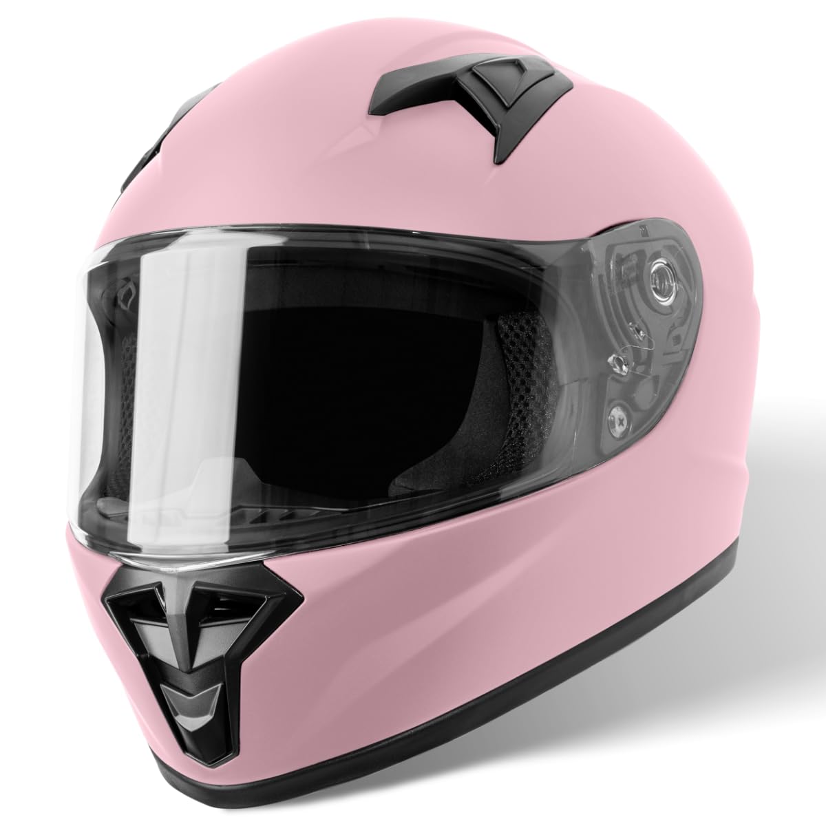 VINZ Parana Kinder Integralhelm / Roller Helm | Kinder Motorradhelm in Gr. YS-YXL | Integral Helm mit Visier für Motorrad | Erhältlich Matt Rosa VINZ Parana Kinder Integralhelm / Roller Helm | Kinder Motorradhelm in Gr. YS-YXL | Integral Helm mit Visier für Motorrad | Erhältlich Matt Rosa von Vinz
