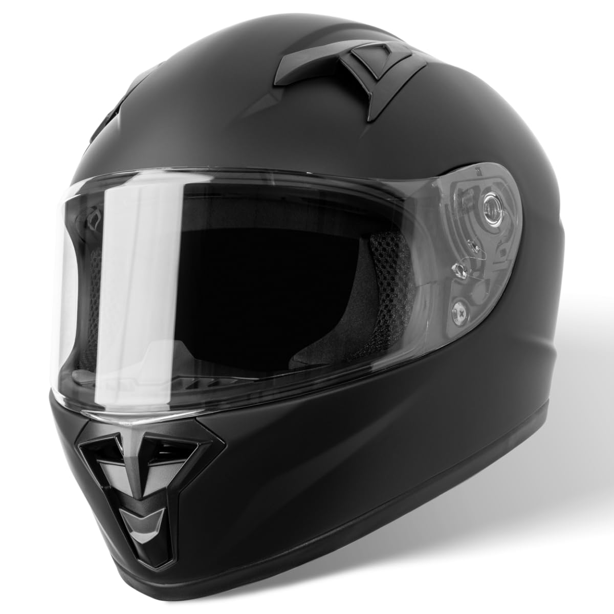 VINZ Parana Kinder Integralhelm / Roller Helm | Kinder Motorradhelm in Gr. YS-YXL | Integral Helm mit Visier für Motorrad | Erhältlich Matt Schwarz VINZ Parana Kinder Integralhelm / Roller Helm | Kinder Motorradhelm in Gr. YS-YXL | Integral Helm mit Visier für Motorrad | Erhältlich Matt Schwarz von Vinz
