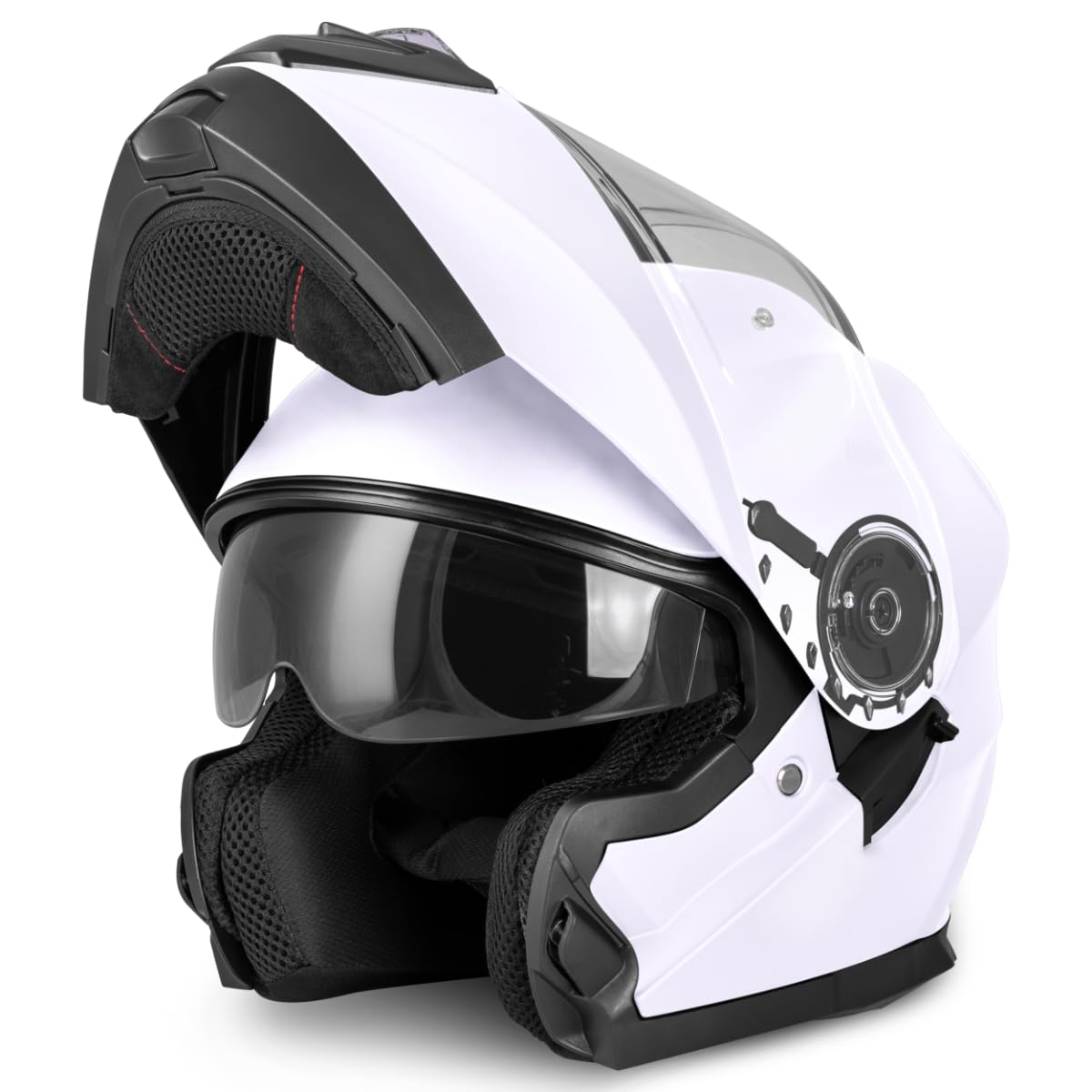 VINZ Santos Klapphelm mit Sonnenblende | ECE 22.06 & PINLOCK vorbereitet | Motorrad Helm Integralhelm | Motorradhelm Klappbar | In Gr. XS-XXL | Erhältlich Weiß VINZ Santos Klapphelm mit Sonnenblende | ECE 22.06 & PINLOCK vorbereitet | Motorrad Helm Integralhelm | Motorradhelm Klappbar | In Gr. XS-XXL | Erhältlich Weiß von Vinz