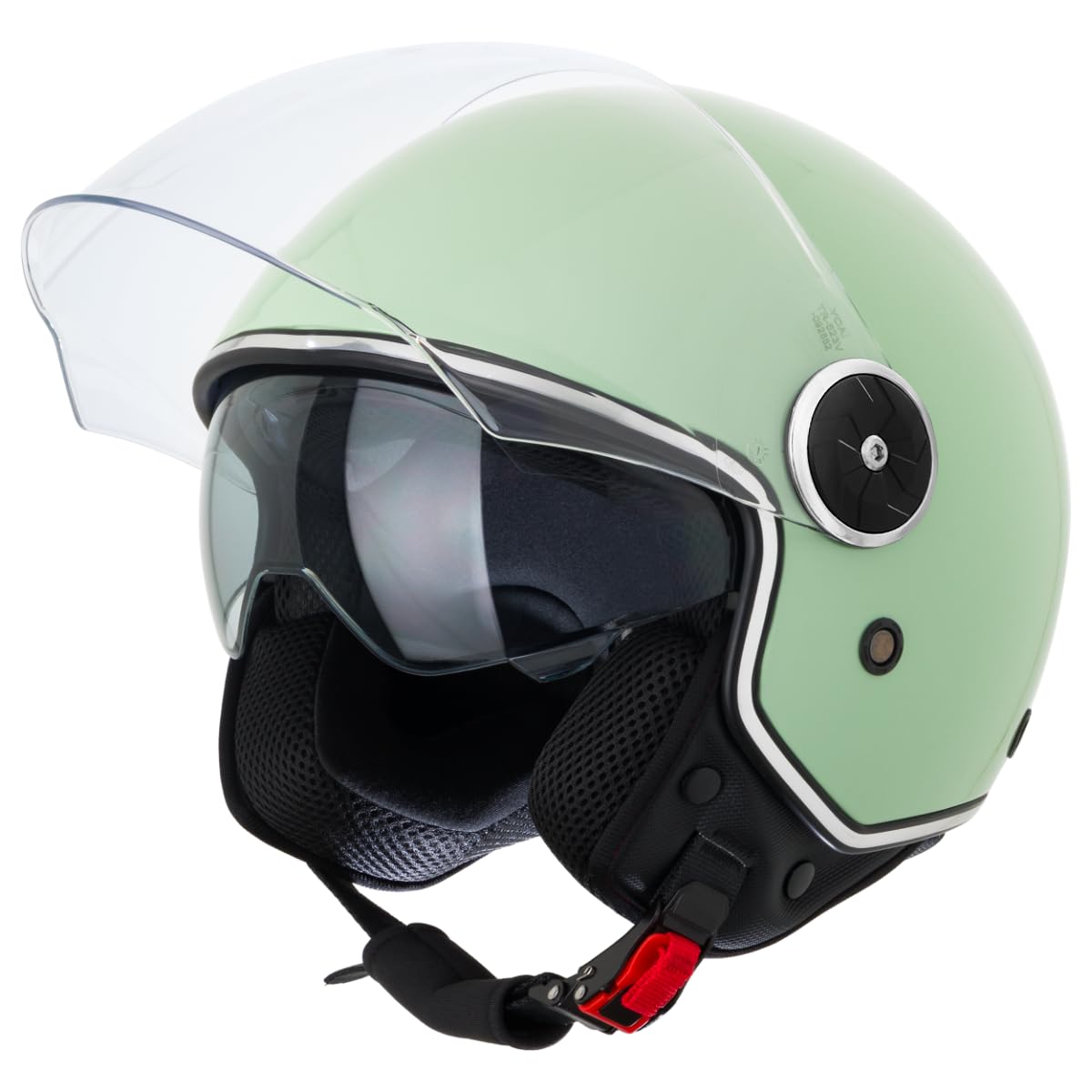 VINZ Tobia Jethelm mit Doppelvisier | Roller Helm mit Sonnenblende | In Gr. XS-XXL | ECE 22.06 Zertifiziert | Motorradhelm mit Visier |Viele Farben Erhältlich - Mint VINZ Tobia Jethelm mit Doppelvisier | Roller Helm mit Sonnenblende | In Gr. XS-XXL | ECE 22.06 Zertifiziert | Motorradhelm mit Visier |Viele Farben Erhältlich - Mint von Vinz