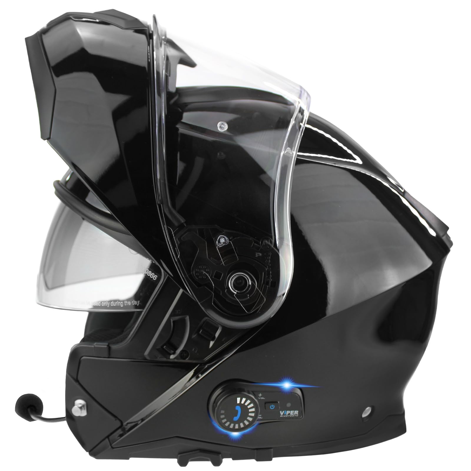 ViPER RSV191 hochklappbarer Motorradhelm mit Blinc Bluetooth – modulare Doppelvisier-Motorradhelme – Mikrofon, Dual-Lautsprecher für Hände und geräuschlose automatische Antwort, ECE/ACU-Gold-Zulassung ViPER RSV191 hochklappbarer Motorradhelm mit Blinc Bluetooth – modulare Doppelvisier-Motorradhelme – Mikrofon, Dual-Lautsprecher für Hände und geräuschlose automatische Antwort, ECE/ACU-Gold-Zulassung von Viper