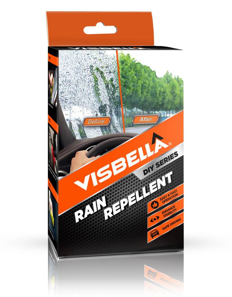 Visbella Regenabweisendes, unsichtbares Schild für ultimative Sichtbarkeit und Sicherheit, 100 ml. von Visbella